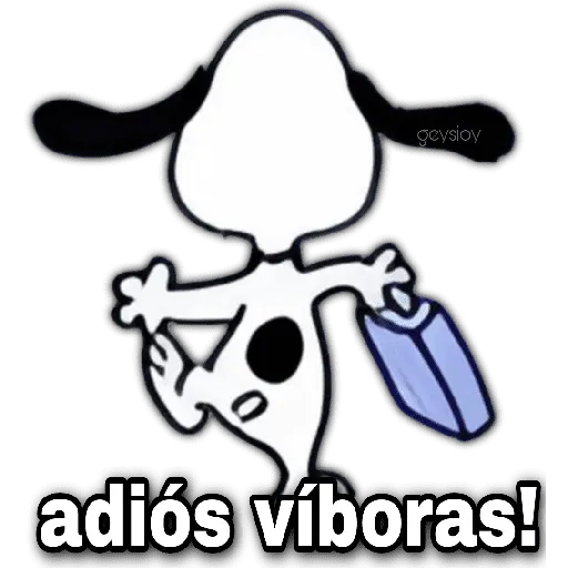 ♥️ Snoopy enojado 4😡 2
