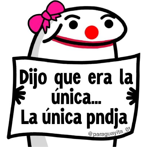 Dijo que era la única... La única pndja @paraguayita 01 *