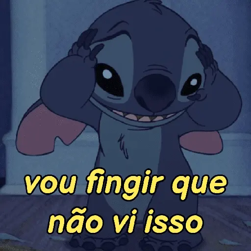 Stitch reagindo 💙 9