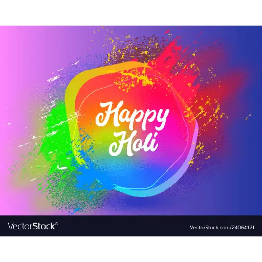 VectorStock Happy Holi VectorStock.com/24064121