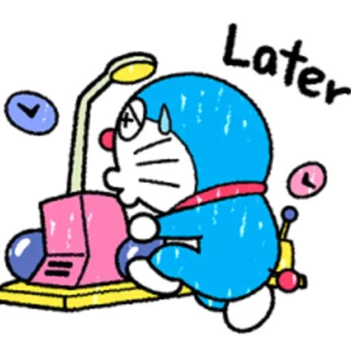 Doraemon's Crayon Stickers 20