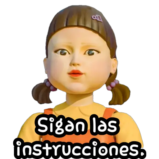 Sigan las instrucciones.