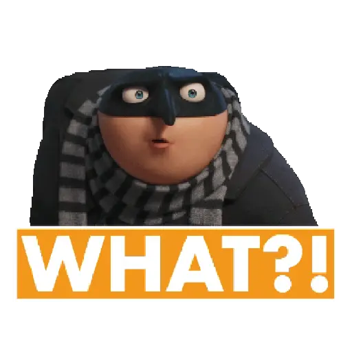 WHAT?!