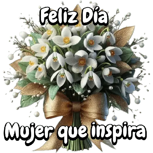 Feliz Dia Mujer que inspira
