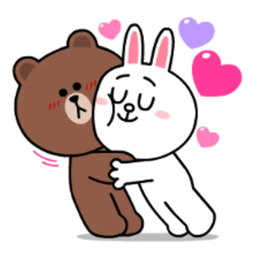 Brown & Cony Heart Melting Romance