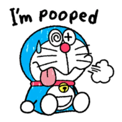 Doraemon's Crayon Stickers 14