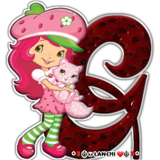 Abecedario Chica 🍓 7