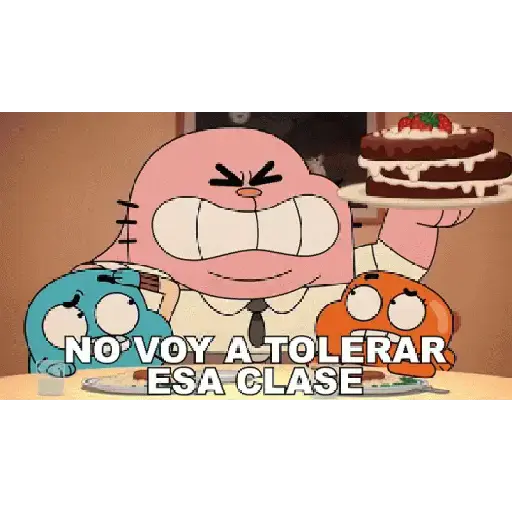 NO VOY A TOLERAR ESA CLASE