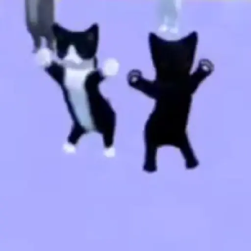 🐱 Gato Roblox 💫baile 😹💫 9