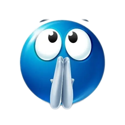 Emoji azul 🔵 16
