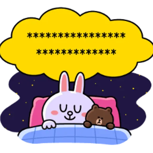 BROWN & FRIENDS Message Stickers 18