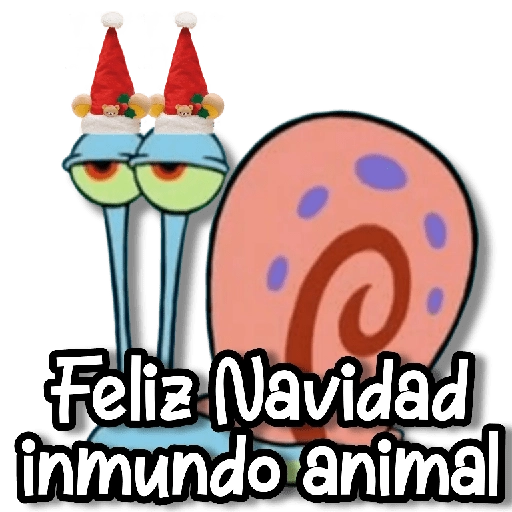 Feliz Navidad inmundo animal
