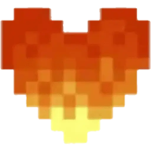 Minecraft heart ❤🟥 16