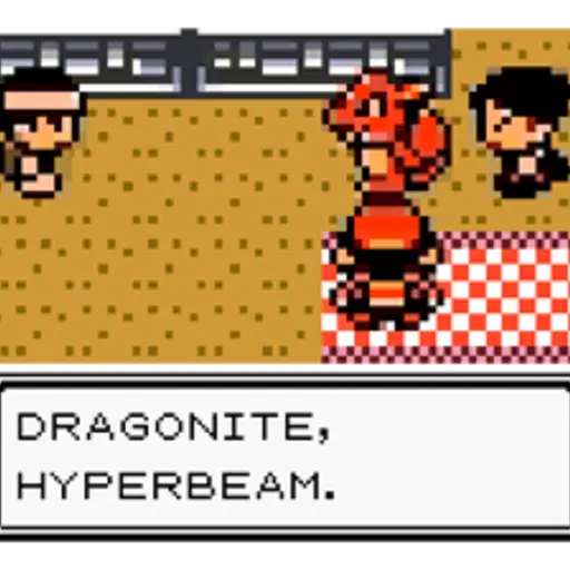 DRAGONITE, HYPERBEAM.