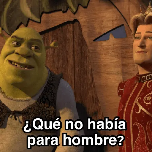 ¿Qué no había para hombre?