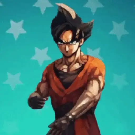 Goku bailando Random😜 5