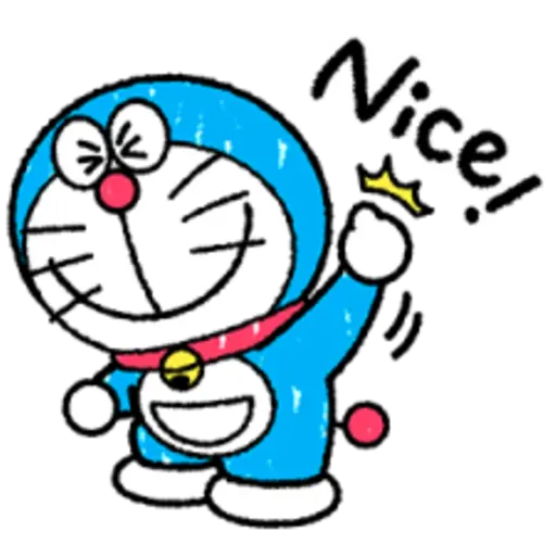 Doraemon's Crayon Stickers 2