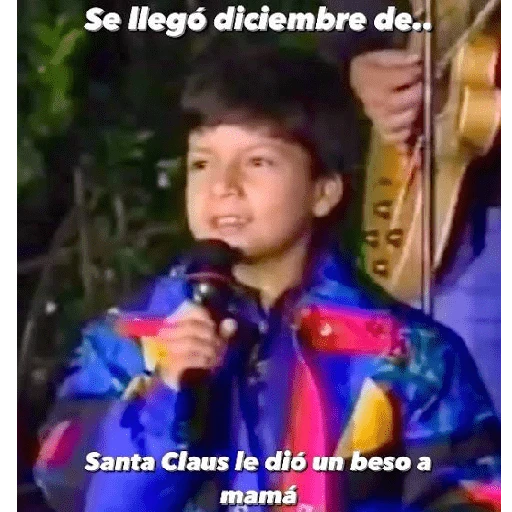 Santa Claus le dio un 💋 a mamá 14
