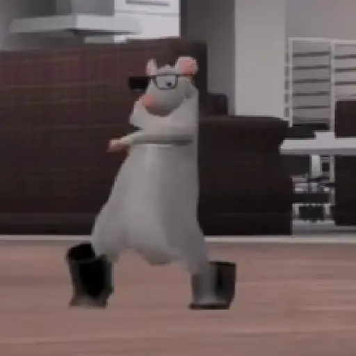 rata bailando Ratón Milton 🐀 10