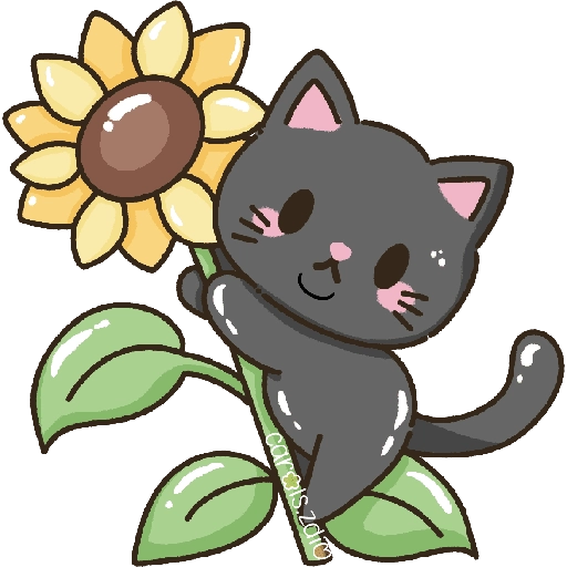 Flores amarillas michi cute🌼🌻 4
