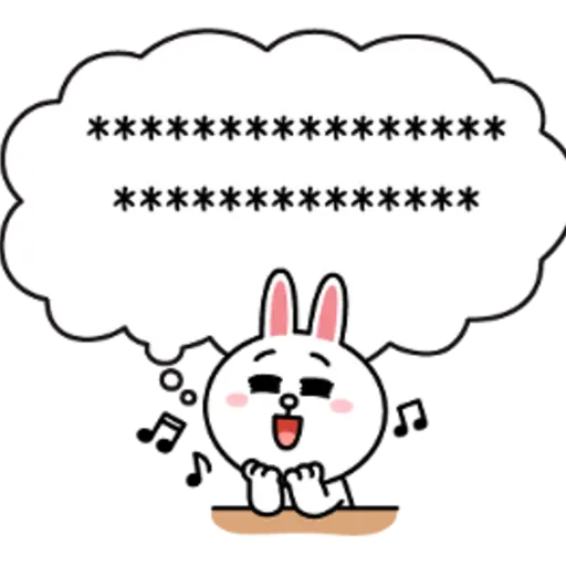BROWN & FRIENDS Message Stickers 5