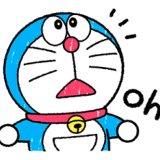 Doraemon's Crayon Stickers 23