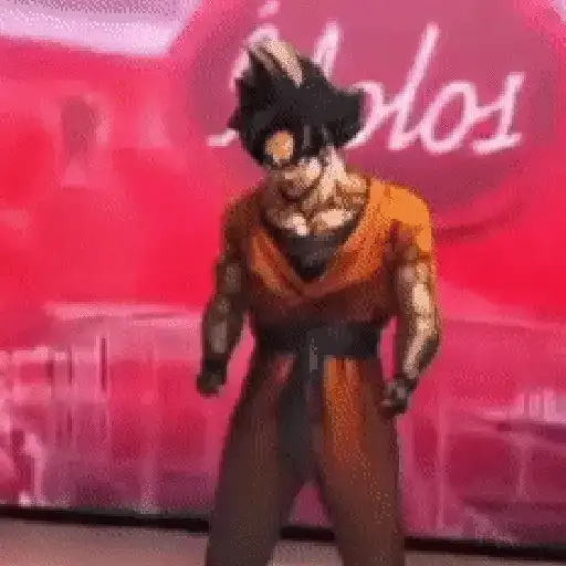 Goku bailando Random😜 4