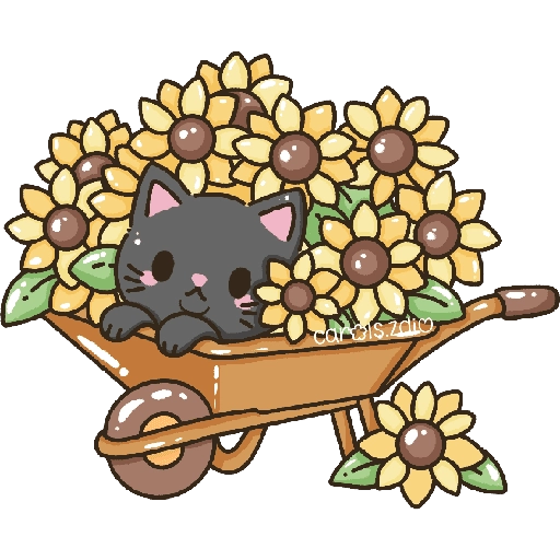 Flores amarillas michi cute🌼🌻 1
