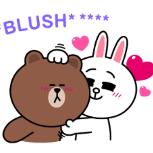 Brown & Cony Custom Stickers
