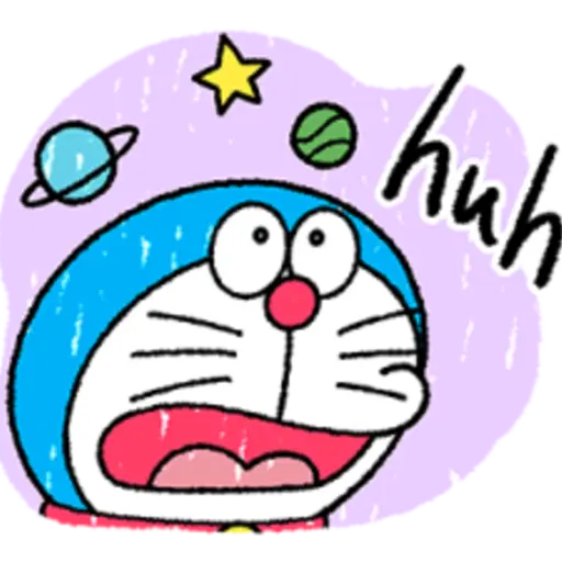 Doraemon's Crayon Stickers 30