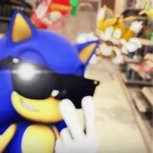 sonic expression meme 💙😼 17