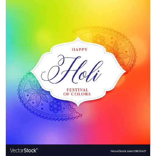VectorStock HAPPY Holi FESTIVAL OF COLORS VectorStock.com/19833427