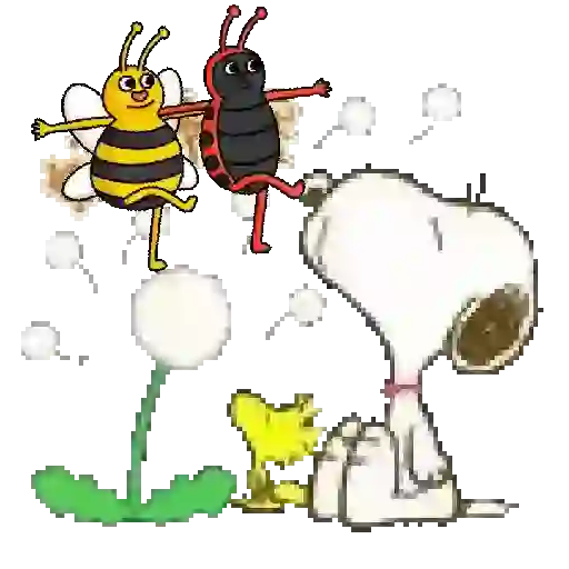 Snoopy en primavera 🌺🌻 13