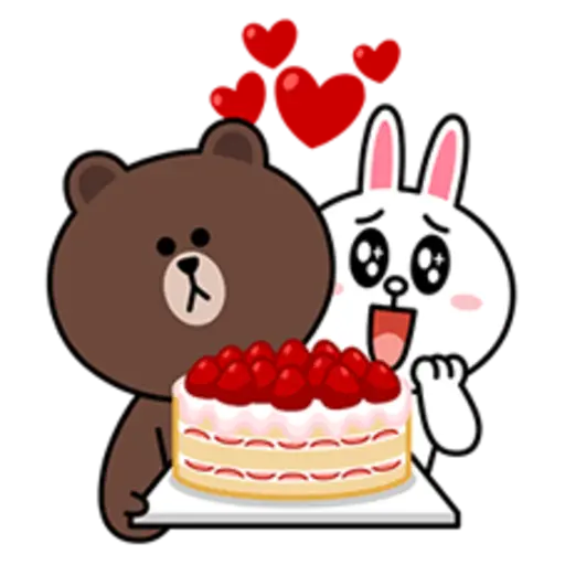 Brown & Cony's Big Love Stickers 11