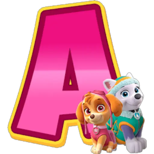 Letras ♡ Paw Patrol 21