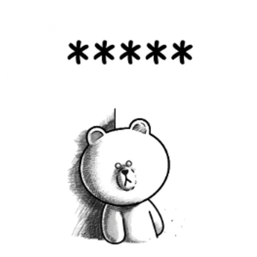 BROWN & FRIENDS Message Stickers 17