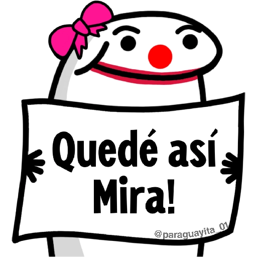Quedé así Mira! @paraguayita 01