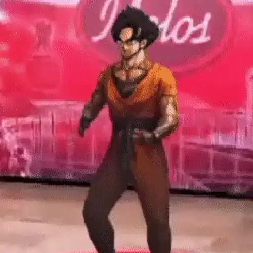 Goku bailando Random😜 12