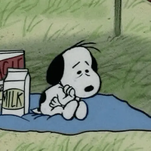 Stickers Snoopy sin contexto🐶 2