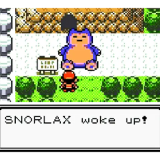 SNORLAX woke up!