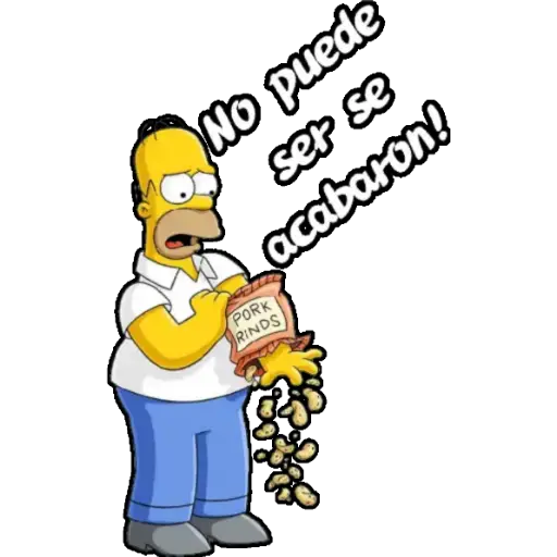 No puede
ser se
acabaron!
PORK
RINDS
E
