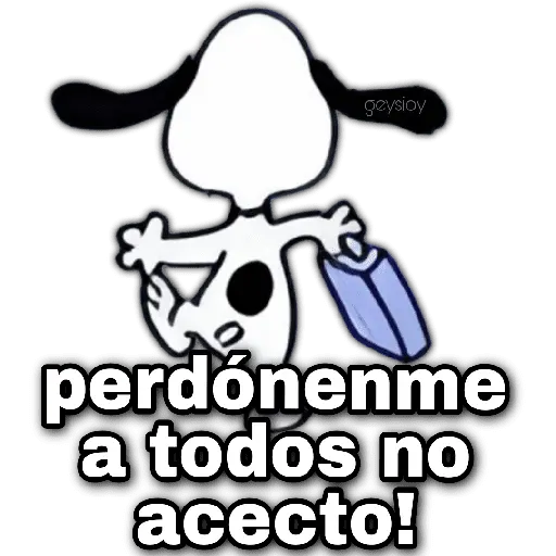 ♥️ Snoopy enojado 4😡 9