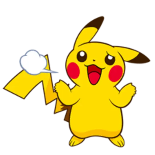 Pikachu's Lively Voiced Stickers ♪ 7
