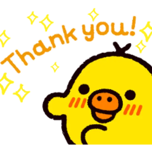 Thank you! ///