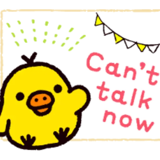 Can't talk how
