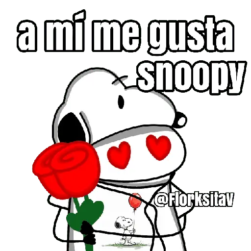 a mí me gusta snoopy @Florksitav