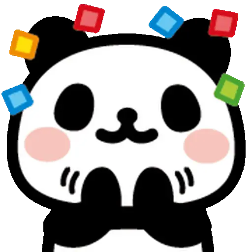Emojis Animados osito panda🐼 20