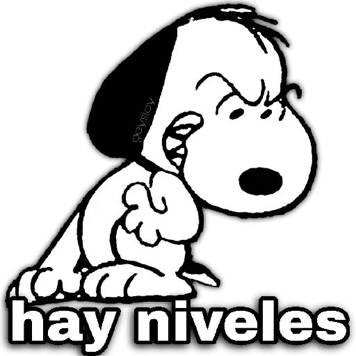 ♥️ Snoopy enojado 4😡 6