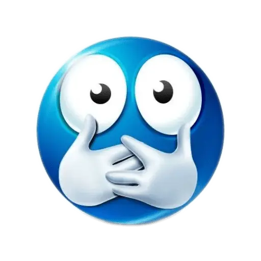 Emoji azul 🔵 5
