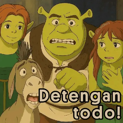 jojo stickers Detengan todo!